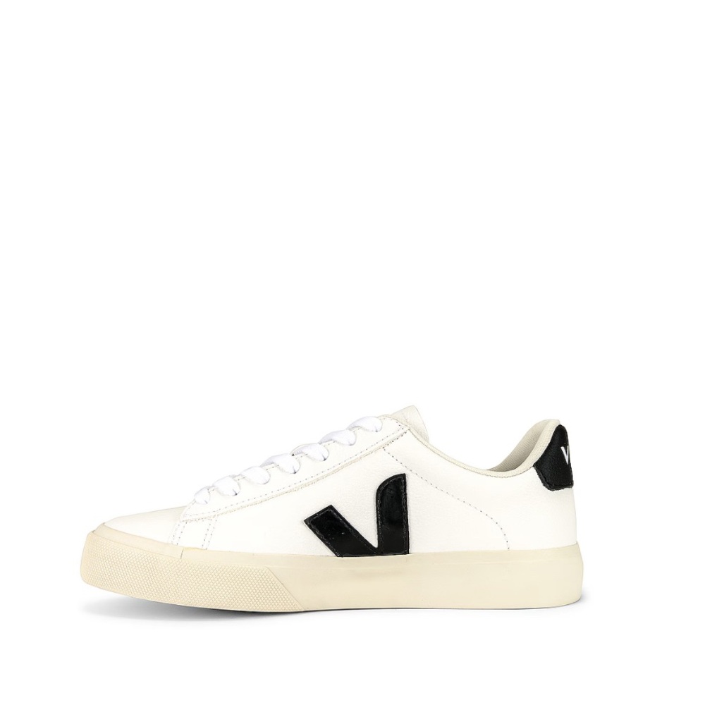 Veja White and Black Low-Top Sneakers Sz 39/8